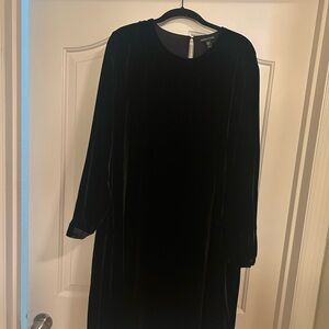 Eileen Fisher Large Elegant Black Velvet Dress